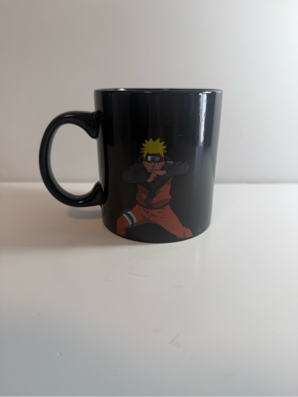 Naruto Shippuden Heat-Change Coffee Mug 11oz ~ Background Appears When Hot ~ EUC